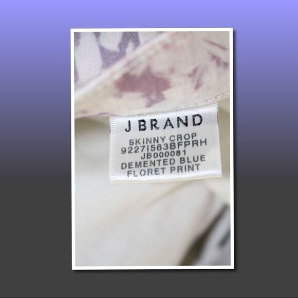 J Brand Cotton Distressed Cropped Jeans 27 - Picture 6 of 7